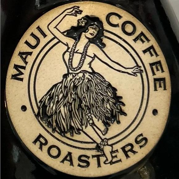 Sunset Hill Stoneware Maui Coffee Roasters Coffee Mug Black Glaze EUC - Picture 7 of 8